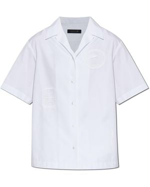 LACOSTE RUNWAY Shirt With Logo - White