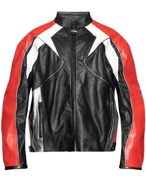Vetements Leather Jacket - Red