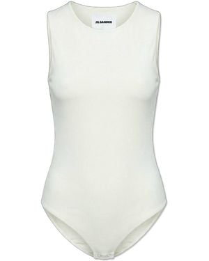 Jil Sander Body With A Round Neckline - White
