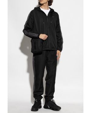 EA7 Set: Hooded Jacket And Pants - Black
