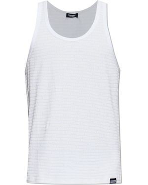 DSquared² Sleeveless Lingerie Top - White