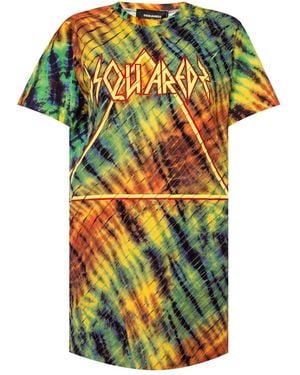 DSquared² Long-line T-shirt - Multicolour