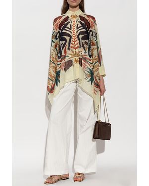 Etro Asymmetrical-Cut Shirt - Natural