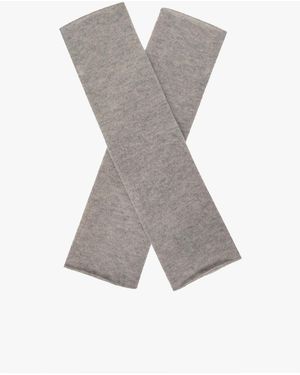 Lisa Yang Fingerless Gloves 'Aspen' - Grey