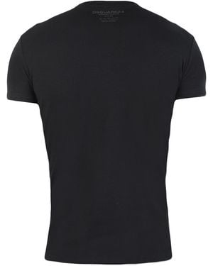 DSquared² T-Shirt Two-Pack - Black