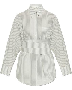 Rohe Shirt With Striped Pattern - White