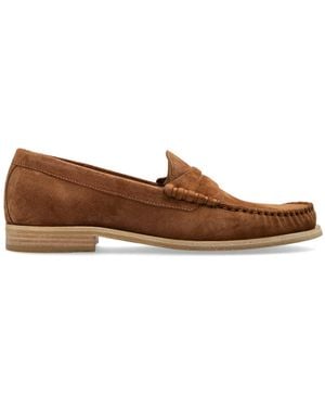 Stuart Weitzman "Lottie" Loafers - Brown
