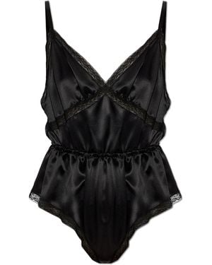 Dolce & Gabbana Lace Bodysuit - Black