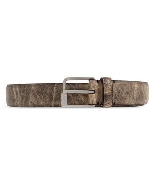Maison Margiela Leather Belt - Brown