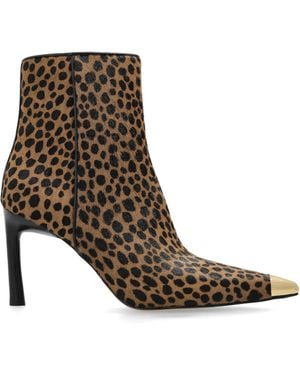 MICHAEL Michael Kors Kasia Heeled Ankle Boots - Brown