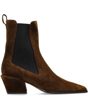 Paris Texas 'Bettina 50' Heeled Ankle Boots - Brown