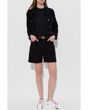 Dolce & Gabbana Denim Shorts - Black