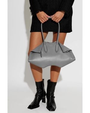 McQueen Leather Bag 'Manta' - Black