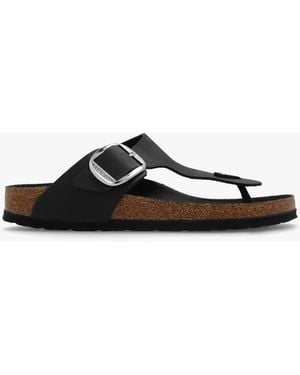 Birkenstock Gizeh Big Buckle Slides - White