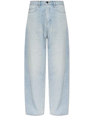 Balenciaga Wide-Leg Jeans - Blue