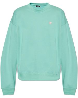 Versace Sweatshirt With Patch - Green
