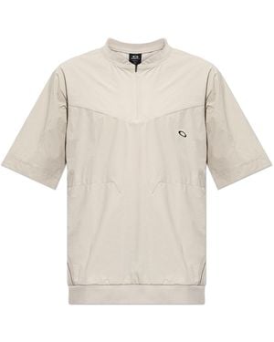 Oakley T-Shirt With Embroidered Logo - Natural