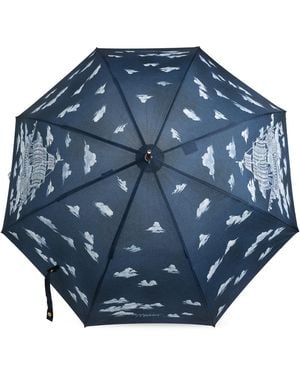 Moschino Parasol With Print - Blue