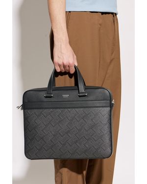 Ferragamo Briefcase With Monogram - Gray