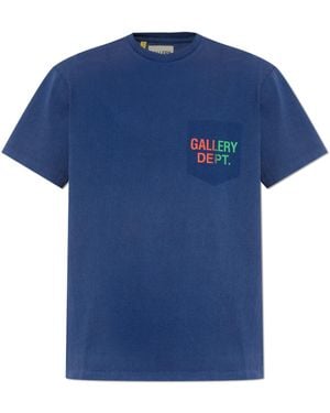 GALLERY DEPT. T-Shirt With Logo - Blue