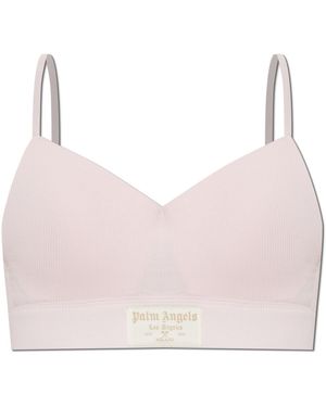 Palm Angels Logo Bra - Pink