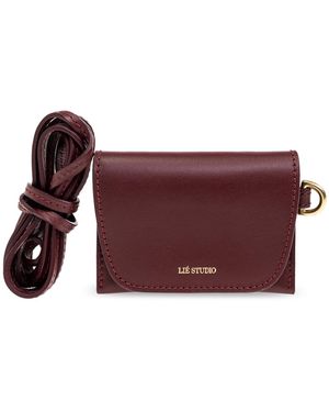 LIE STUDIO Stella Wallet On A Strap - Purple