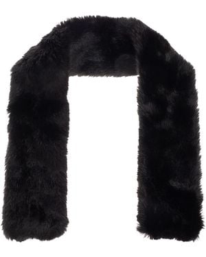 By Malene Birger Fur Scarf 'Pella' - Black