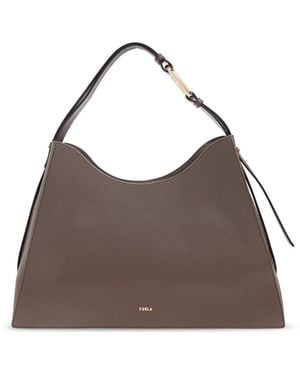 Furla 'Nuvola Large' Hobo Bag - Brown