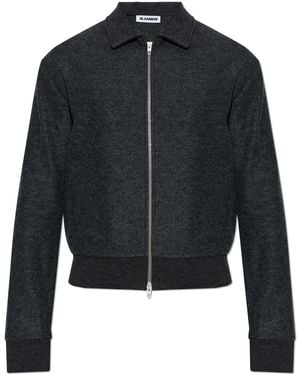 Jil Sander Jacket With Collar - Black