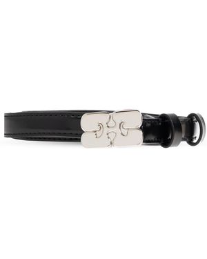 Ganni Eco Leather Belt - Black