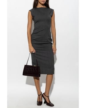 Jacquemus Wool Dress 'Alba' - Black