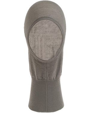 Rick Owens Cashmere Balaclava - Grey