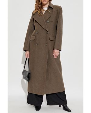 Gestuz "Gzzinka Long" Coat - Natural