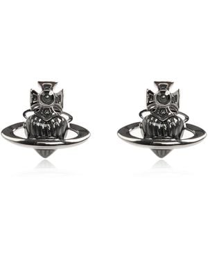 Vivienne Westwood Single Earring 'Fabianno' - Black