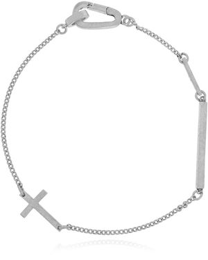 AllSaints Brass Bracelet - White
