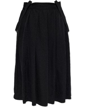 Comme des Garçons Skirt With Detachable Suspenders - Black