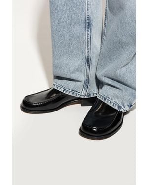 Lemaire Leather Loafers - Blue