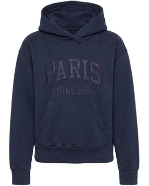 Anine Bing "Debbie" Sweatshirt - Blue