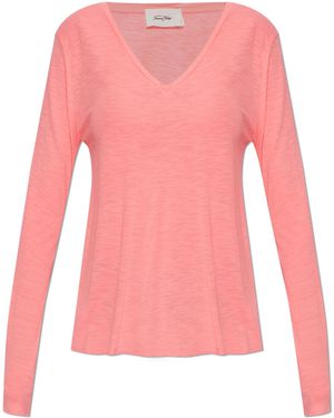 American Vintage Long-Sleeve Top - Pink