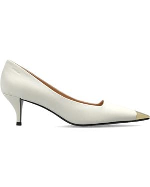 Furla 'Metal Decollete' Heeled Shoes - White