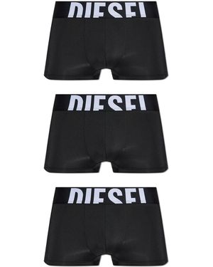 DIESEL Three-Pack Of Boxer Shorts 'Damien' - Black