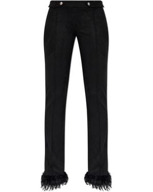 MISBHV Faux Suede Pants - Black