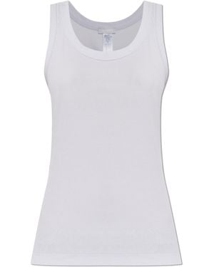 Hanro Ribbed Top - White