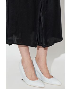 Maison Margiela Leather Wedge Shoes - Black