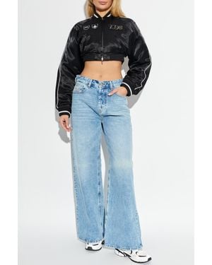 DIESEL Short 'G-Ospel' Bomber Jacket - Blue