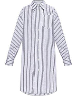 Ami Paris Shirt Dress - White