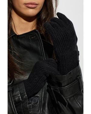 Jacquemus Woolen Gloves - Black