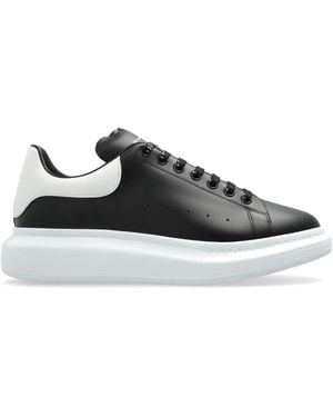 McQueen Leather Sports Shoes - Black