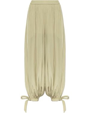 Chloé Loose-Fit Trousers - White