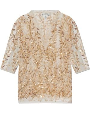 Munthe Sequin Top 'Babur' - Natural